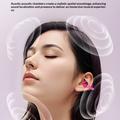 Auricolari wireless X22 con clip e elegante custodia di ricarica - Magenta brillante