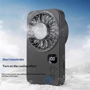Ventilatore portatile tascabile X28 - Grigio Scuro
