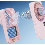 Ventilatore portatile tascabile X28 - Rosa / Viola