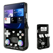 Console portatile X3 Ultra Retro con YouTube e TikTok - Nero trasparente