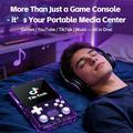 Console portatile X3 Ultra Retro con YouTube e TikTok - Nero trasparente