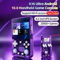 Console portatile X3 Ultra Retro con YouTube e TikTok - Nero trasparente