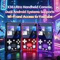 Console portatile X3 Ultra Retro con YouTube e TikTok - Nero trasparente