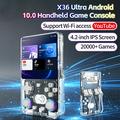 Console portatile X3 Ultra Retro con YouTube e TikTok - Nero trasparente