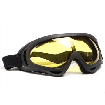 X400 Occhiali tattici da moto/sci con lenti rinforzate - Giallo