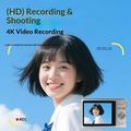 Fotocamera digitale HD X800 da 2.8" con registrazione video, zoom 16x - Argento