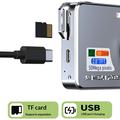 Fotocamera digitale HD X800 da 2.8" con registrazione video, zoom 16x - Argento