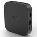 X5S MORTAL TV Box con Android 14 - 8K, telecomando vocale compatibile con Bluetooth - Nero