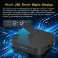 X5S MORTAL TV Box con Android 14 - 8K, telecomando vocale compatibile con Bluetooth - Nero