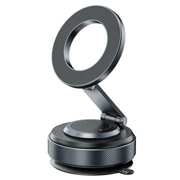 X69 Supporto magnetico rotante per telefono da auto con ventosa - Nero