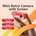 Fotocamera tascabile retrò X7 Full HD - Rossa