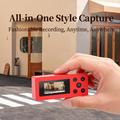 Fotocamera tascabile retrò X7 Full HD - Rossa
