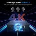 X99 MAX TV Box con Android 14 e telecomando vocale - 16GB - Nero
