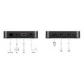 X99 MAX TV Box con Android 14 e telecomando vocale - 16GB - Nero