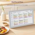 XC1010 Calendario digitale intelligente da 10.1" - Cornice digitale con touchscreen, 1GB di RAM + 32GB di memoria - Bianco
