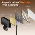 XJ102 Luce tascabile con batteria da 2000mAh - Rosa