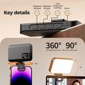 XJ102 Luce tascabile con batteria da 2000mAh - Rosa