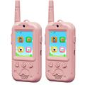 XM301 Video Walkie Talkie per bambini a doppia lente - Rosa