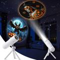 Lampada per proiezioni Halloween XO-737 - 16 motivi, rotazione a 360°, treppiede rimovibile