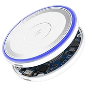 Caricabatterie wireless magnetico XO CX042 da 15W - Bianco
