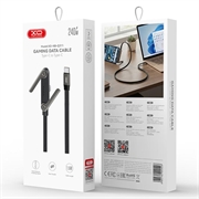 Cavo USB-C XO NB-Q311 con supporto pieghevole da 240W - 1.5m - Nero