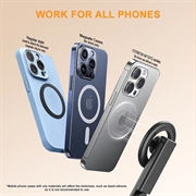 XO SS25 Treppiede magnetico per selfie con telecomando Bluetooth - Compatibile con MagSafe - 64cm - Nero