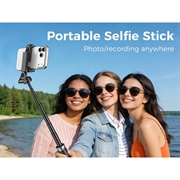 XO SS29 Treppiede per selfie stick con telecomando Bluetooth - 64cm - Nero