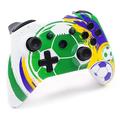 Controller di gioco wireless XSX con stampa a trasferimento d'acqua 2.4G - Calcio / Verde