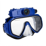 Maschera da immersione XT191 con fotocamera da 4 MP, WiFi - Blu