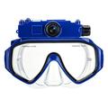 Maschera da immersione XT191 con fotocamera da 4 MP, WiFi - Blu