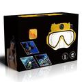Maschera da immersione XT191 con fotocamera da 4 MP, WiFi - Blu
