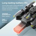 Drone brushless XT555 con doppia fotocamera - Nero