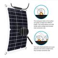 XXM380-280-MC4 Pannello solare flessibile da 15W per barche, campeggio, camper