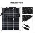 XXM380-280-MC4 Pannello solare flessibile da 15W per barche, campeggio, camper