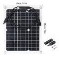 XXM380-280-MC4 Pannello solare flessibile da 15W per barche, campeggio, camper