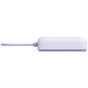 Power bank magnetico Xiaomi da 10000mAh - Cavo USB-C, display digitale e supporto pieghevole - 33W - Viola