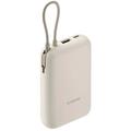 Xiaomi 10000mAh Banca di alimentazione con cavo USB-C integrato 22.5W - Beige