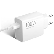 Caricabatterie da viaggio Xiaomi GaN da 100W con cavo USB-C MDY-19-ER - Bianco