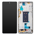 Cover frontale per Xiaomi 11T Pro e display LCD 5600040K3S00 - Argento