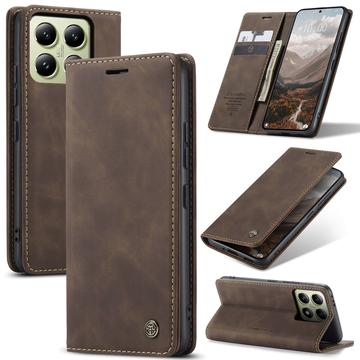 Custodia a Portafoglio Caseme 013 Serie per Xiaomi 14T - Color caffé