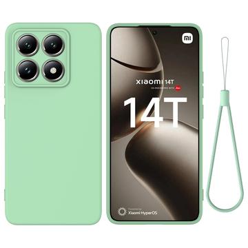 Custodia in Silicone Liquido per Xiaomi 14T - Verde