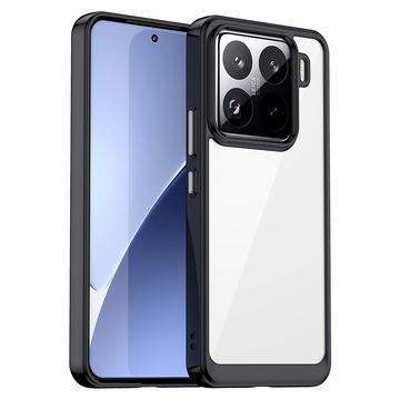 Custodia Ibrida Anti-Shock per Xiaomi 15 Pro - Nera