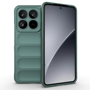 Cover in TPU Rugged per Xiaomi 15 - Verde