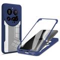 Custodia Serie 360 di Protezione per Xiaomi 15 Ultra - Blu Scuro / Trasparente