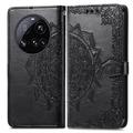 Custodia a portafoglio per Xiaomi 15 Ultra serie Mandala - Nera