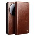 Custodia in pelle a portafoglio Xiaomi 15 Ultra Qialino Classic
