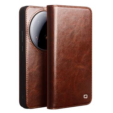 Custodia in pelle a portafoglio Xiaomi 15 Ultra Qialino Classic