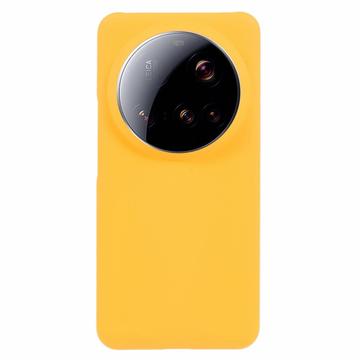 Custodia in Plastica Gommata per Xiaomi 15 Ultra - Giallo