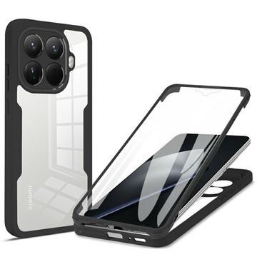 Custodia per Xiaomi 15T Pro serie 360 Protection - Nera / trasparente
