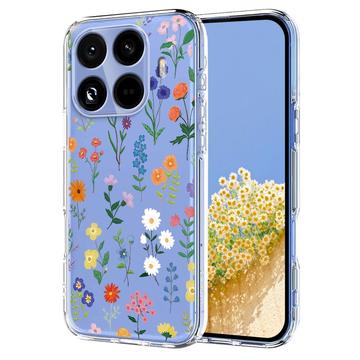Custodia in TPU con motivo floreale per Xiaomi 15T Pro